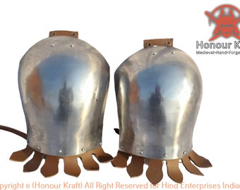 Medieval steel spauldron armour SCA Legal Spauldron Historical Combat Armour for hard fighting