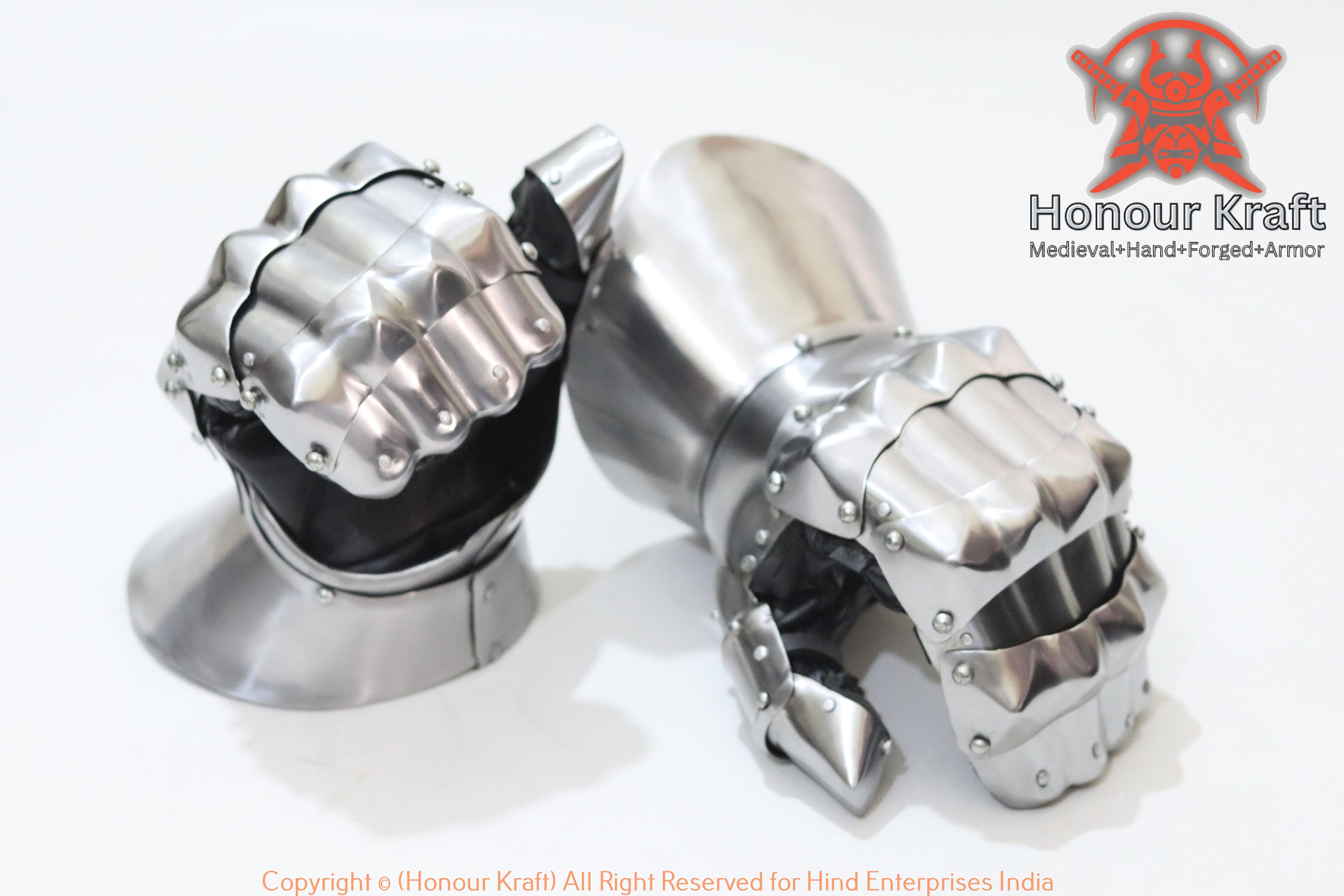 hourglass mitten katterpillar gauntlets for buhurt fight armor combat