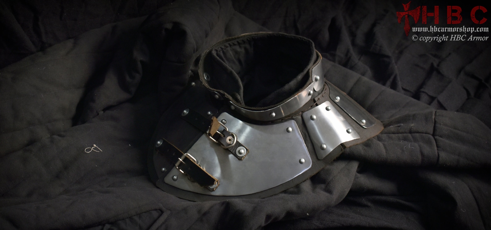 Medieval Neck protection Armour platted leather armour Etsy