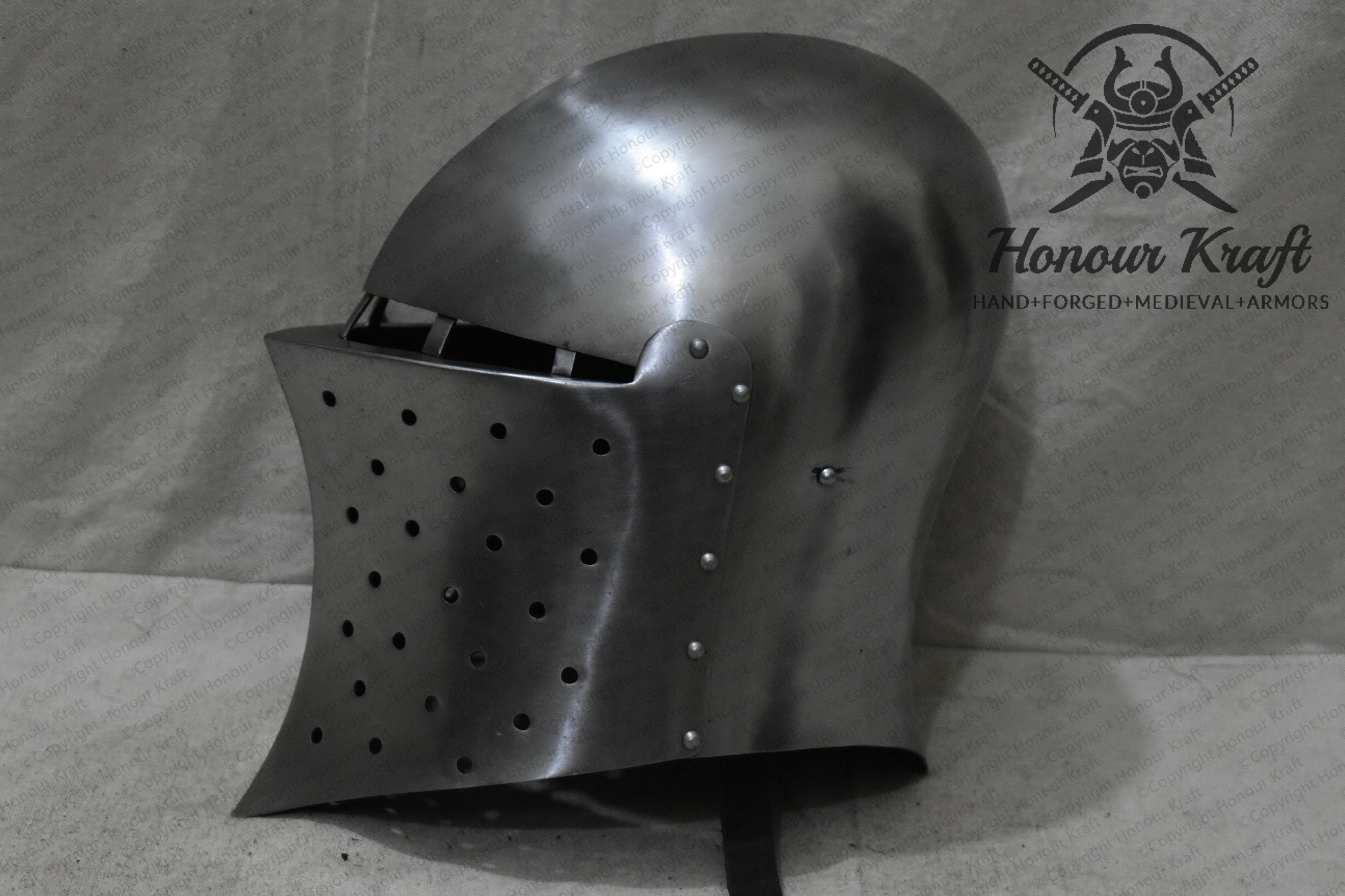 Armadura de casco histórico Medieval Buhurt Samson para combate duro Fighitng medieval Accesorios Sombreros y gorras Cascos Cascos militares 