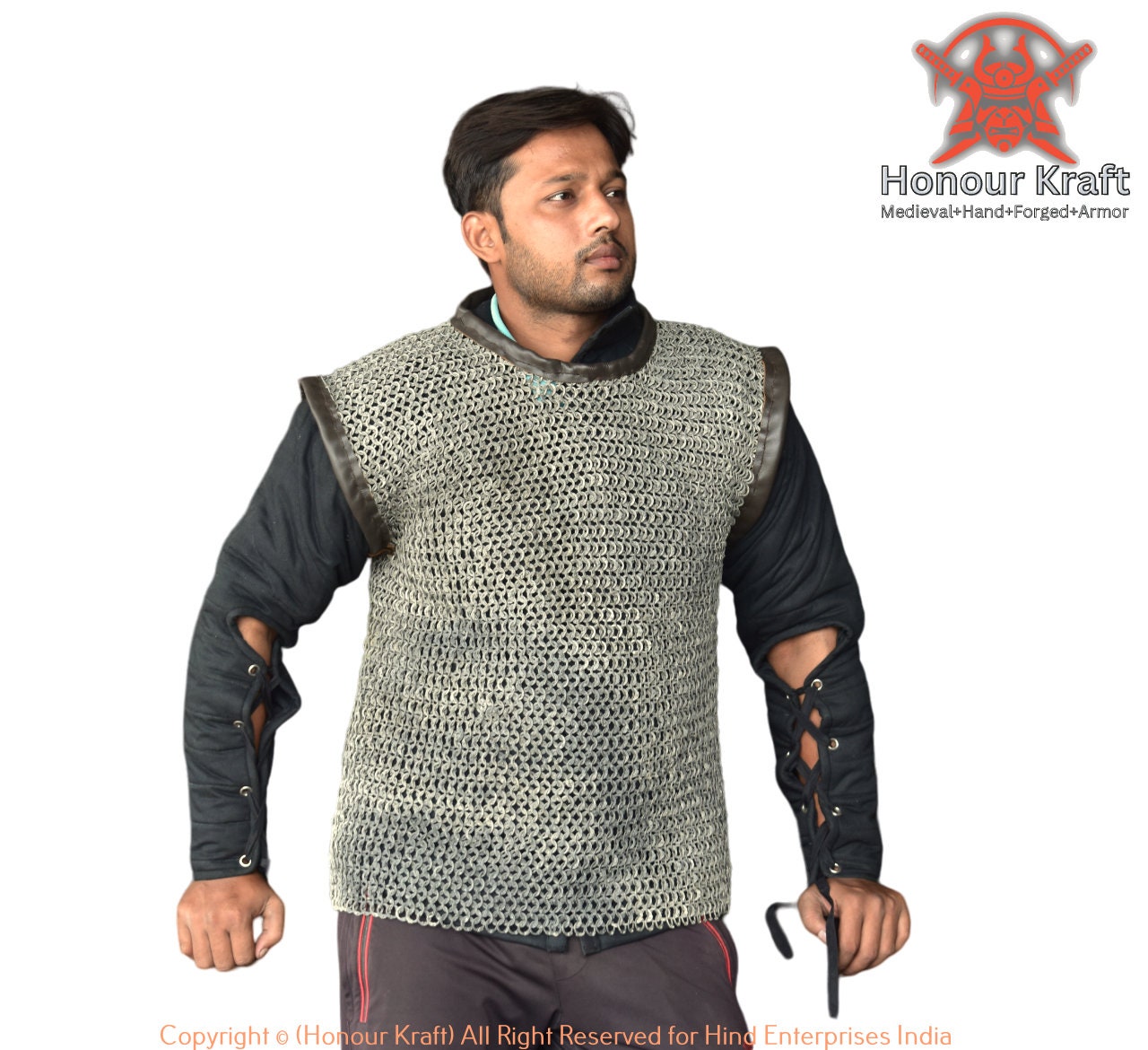 Medieval Steel Chainmail Armour Shirt for LARP & SCA Armour