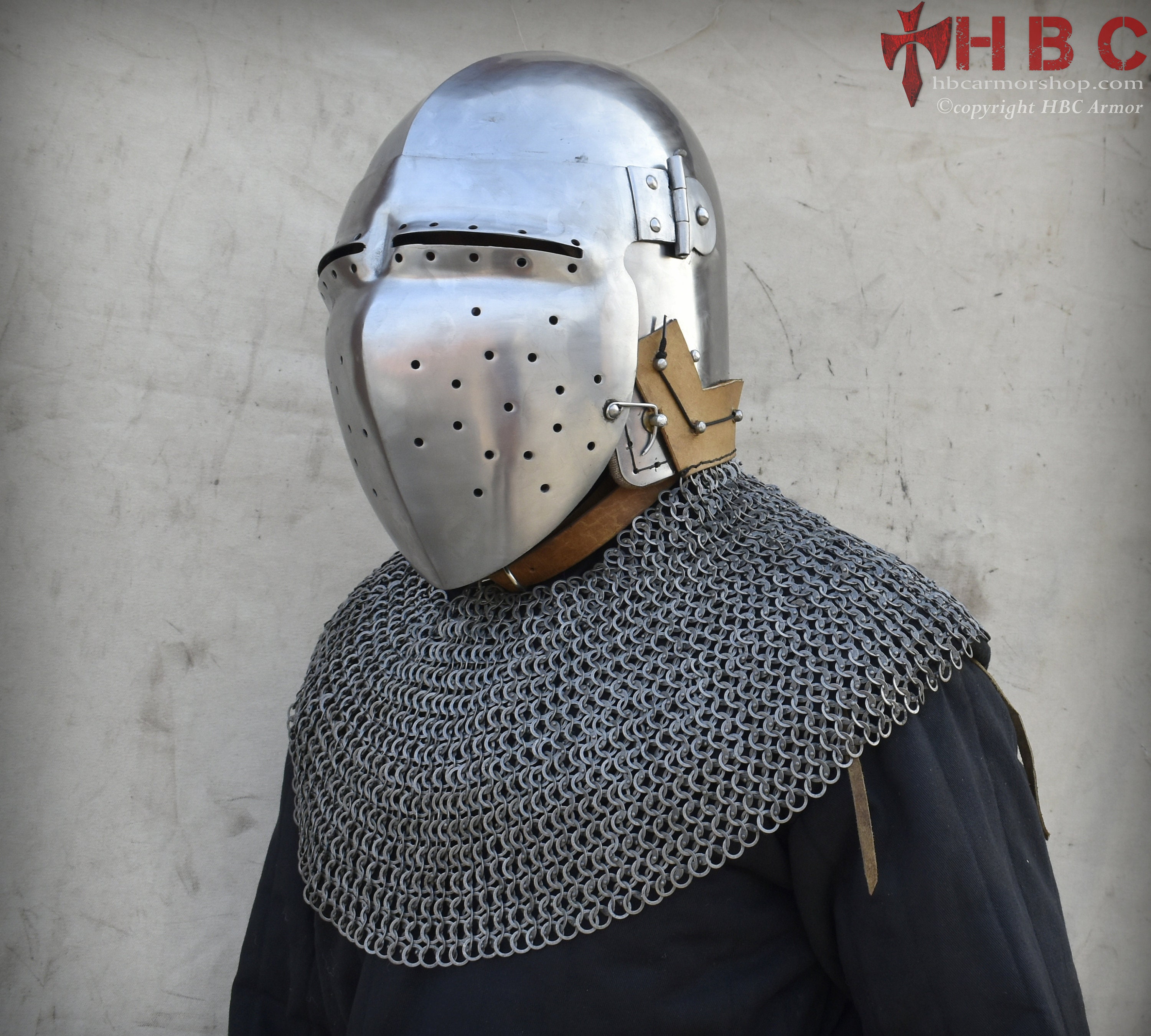 Steel Helmet Medieval German Monkey face Etsy