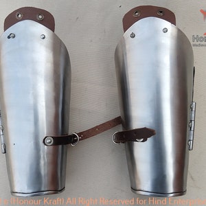 Steel Bracers: Medieval Larp Armor Costume
