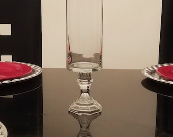 11", 13", & 15" Glass Cylinder Vase, Centerpiece Vase, Candle Holder, Candy Buffet Jars, Candy Jars