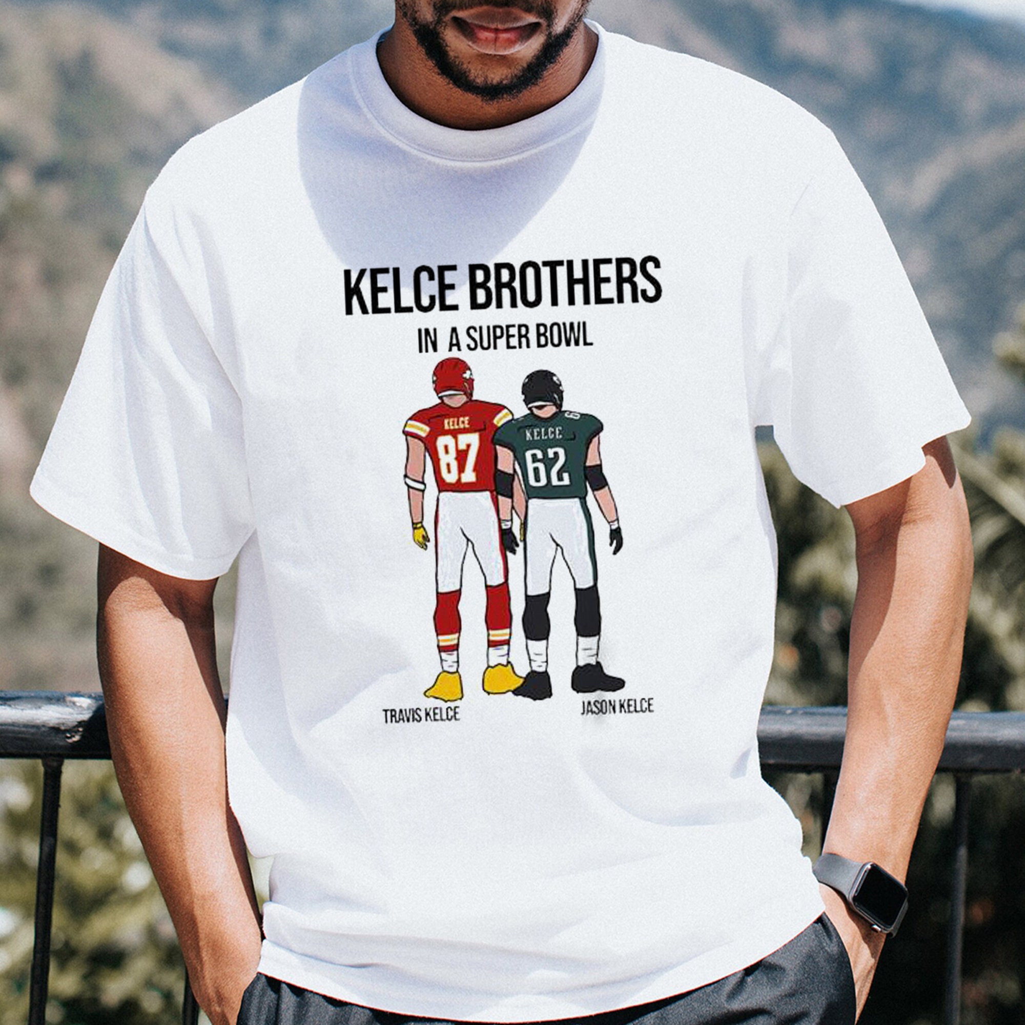 Discover Jason Kelce vs Travis Kelce first brothers Shirt