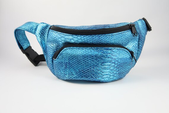 blue bum bag