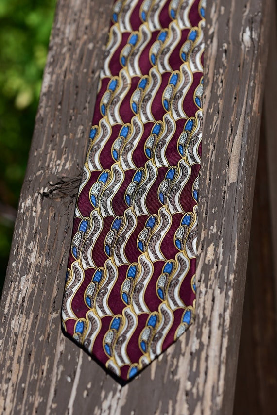 Vintage Guy Laroche 100% Silk Neck Tie - High End - image 4