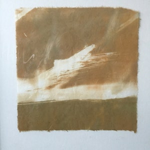 Abstract Framed Art Print- Monotype