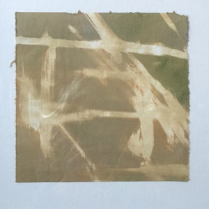Abstract Framed Art Print- Monotype