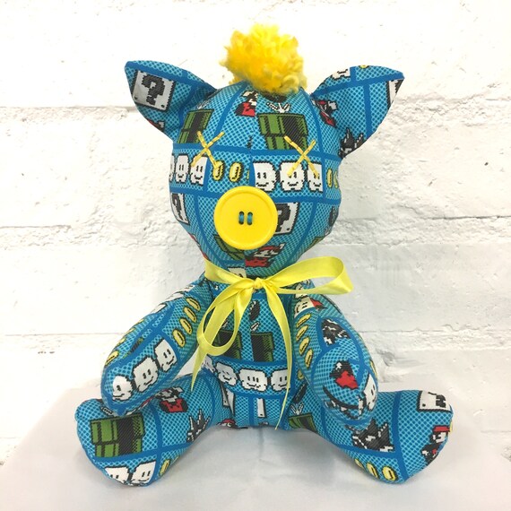 blue pig stuffed animal