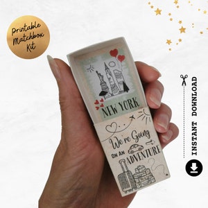 NEW YORK Surprise Trip Reveal | DIY Printable Holiday Announcement Card | Vacation Gift Idea | Weekend Away  Adventure | Instant Download
