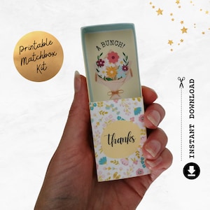 Tarjeta de agradecimiento imprimible, muchas gracias, regalo para una amiga o profesora, regalo DIY para ella, plantilla para crear tarjetas digitales 3D, descarga instantánea