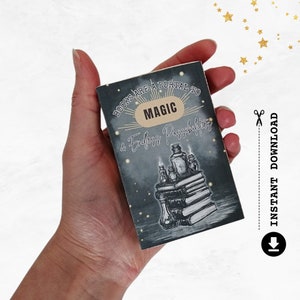 Portatarjetas de regalo para libros / Plantilla de caja de regalo para amantes de los libros / Kit imprimible DIY / Manualidad con caja de cerillas / Idea divertida para un regalo de libros (PDF, DESCARGA DIGITAL)