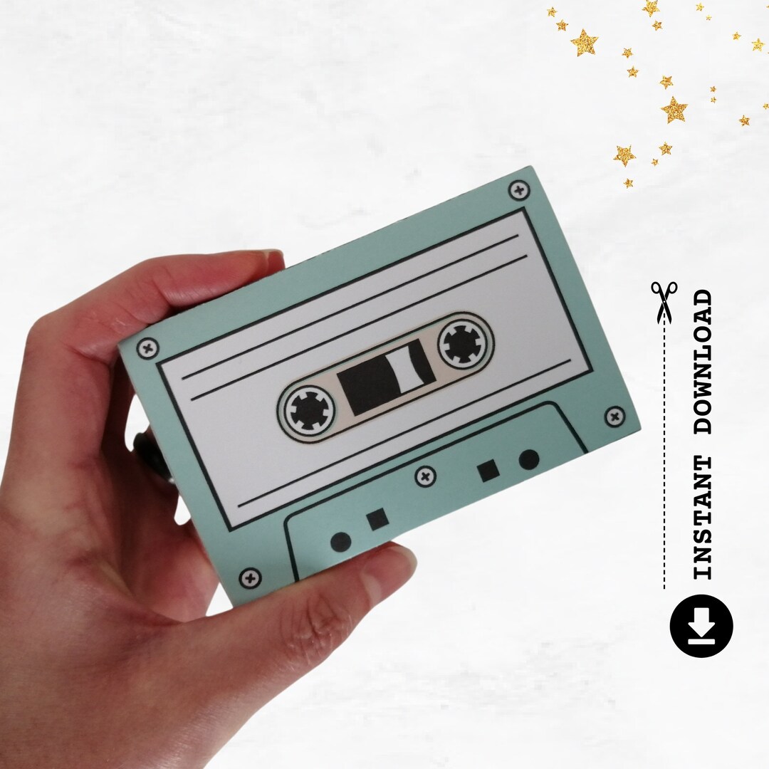 Cassette Tape Gift Card Holder Diy Gift Card Holder Green Etsy