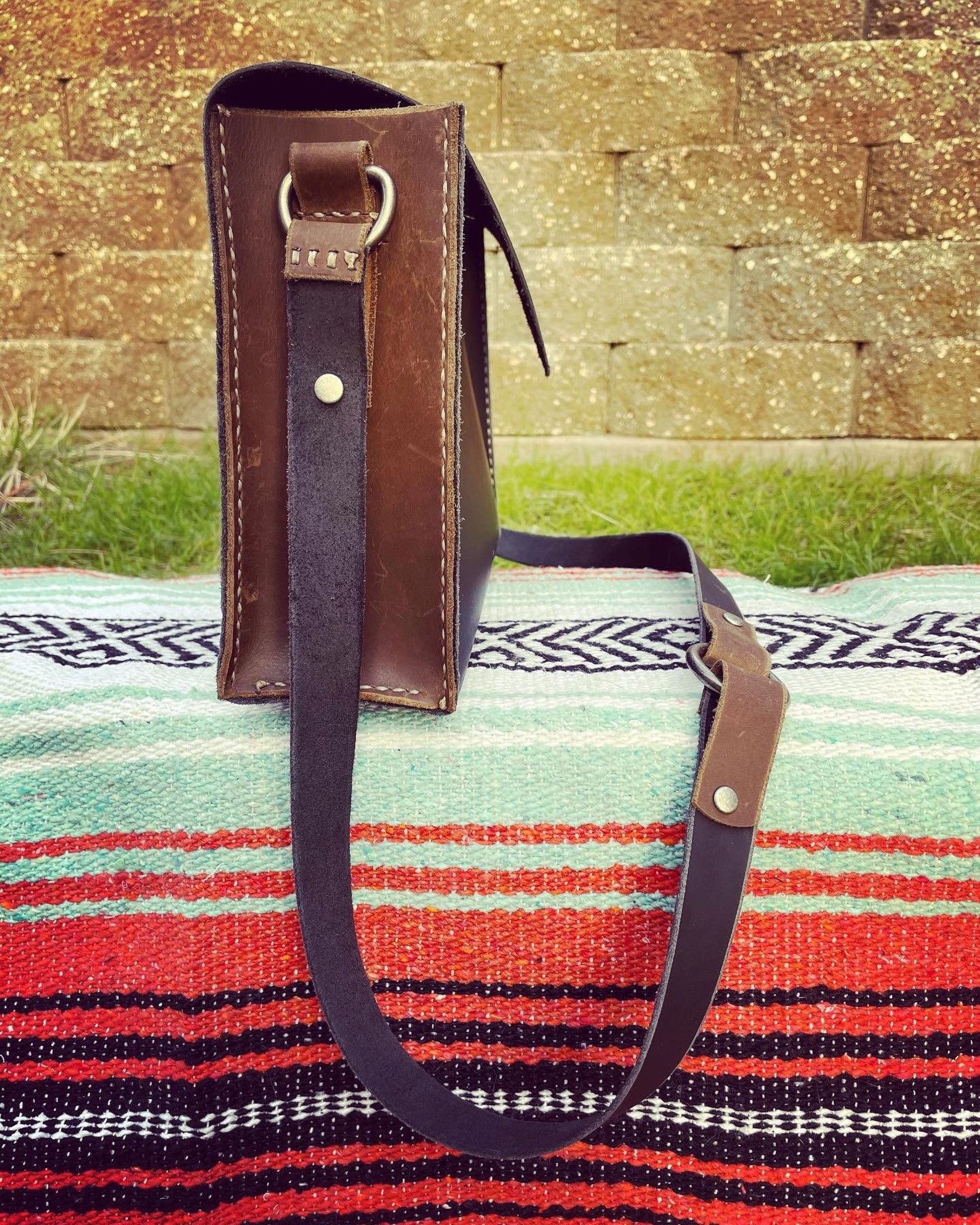 Große Sophia Schultertasche mit Klappenverschluss | Etsy