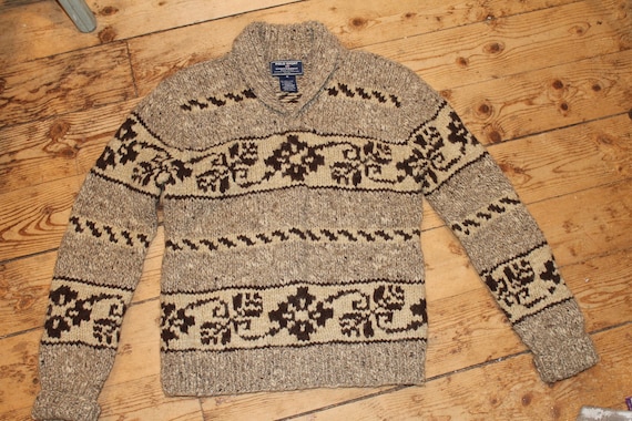 Ralph Lauren Sportswoman Cowichan sweater small