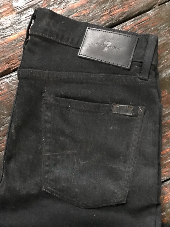 Vintage Deadstock Black Denim 7s Jeans