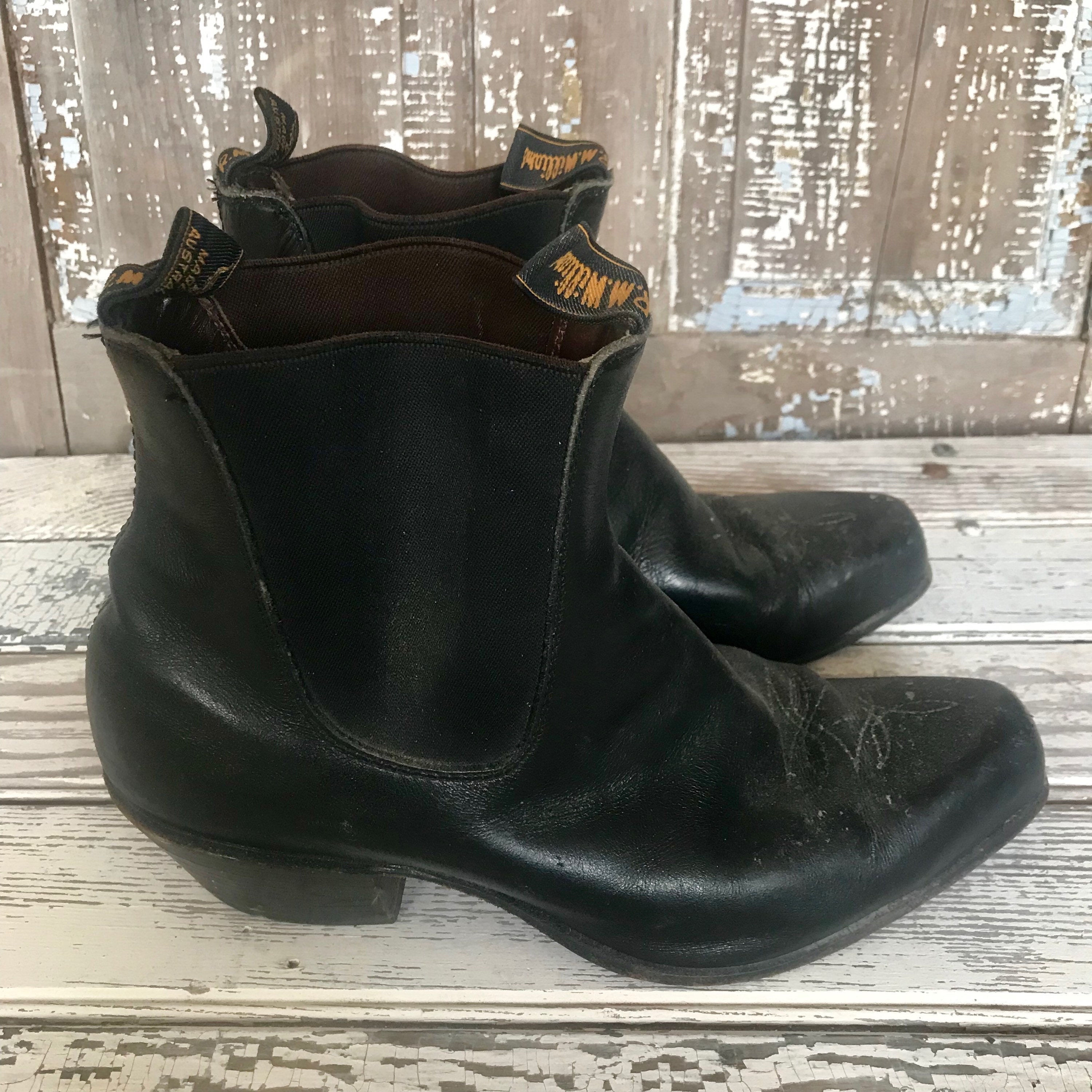 Vintage Blk RM Williams Men's 10 Cubano 