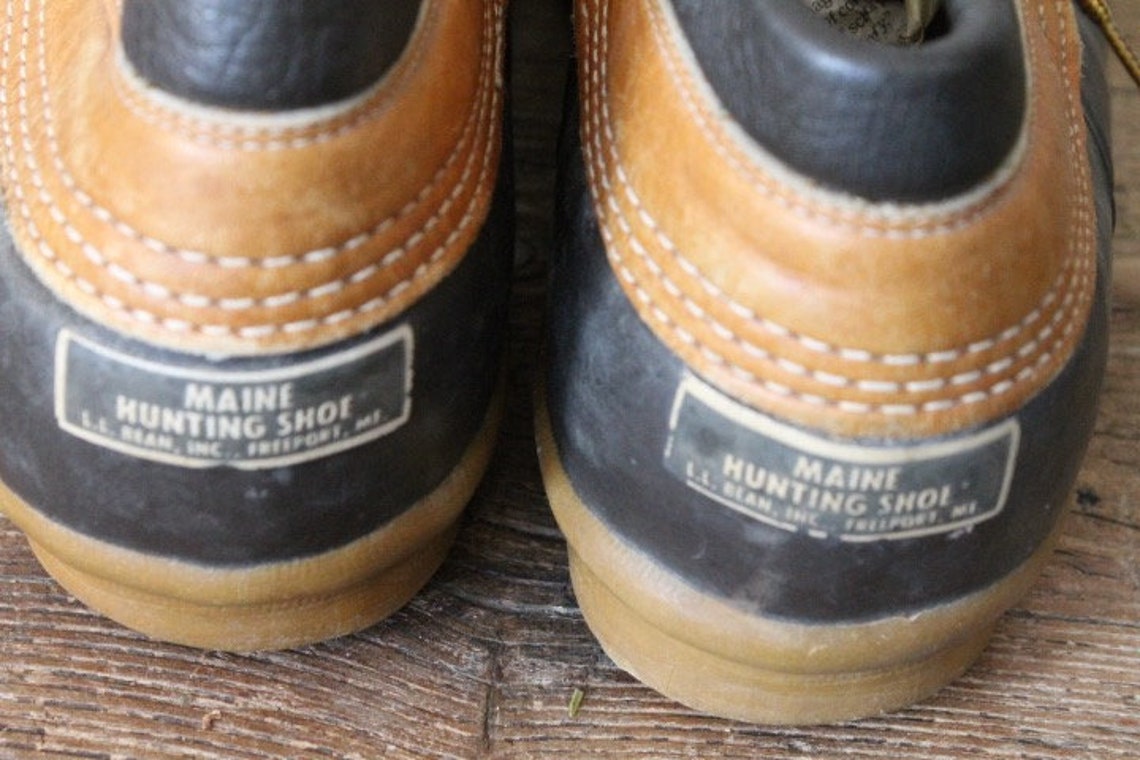 Vintage LL BEAN MAINE Hunting Shoe Men's 10 | Etsy