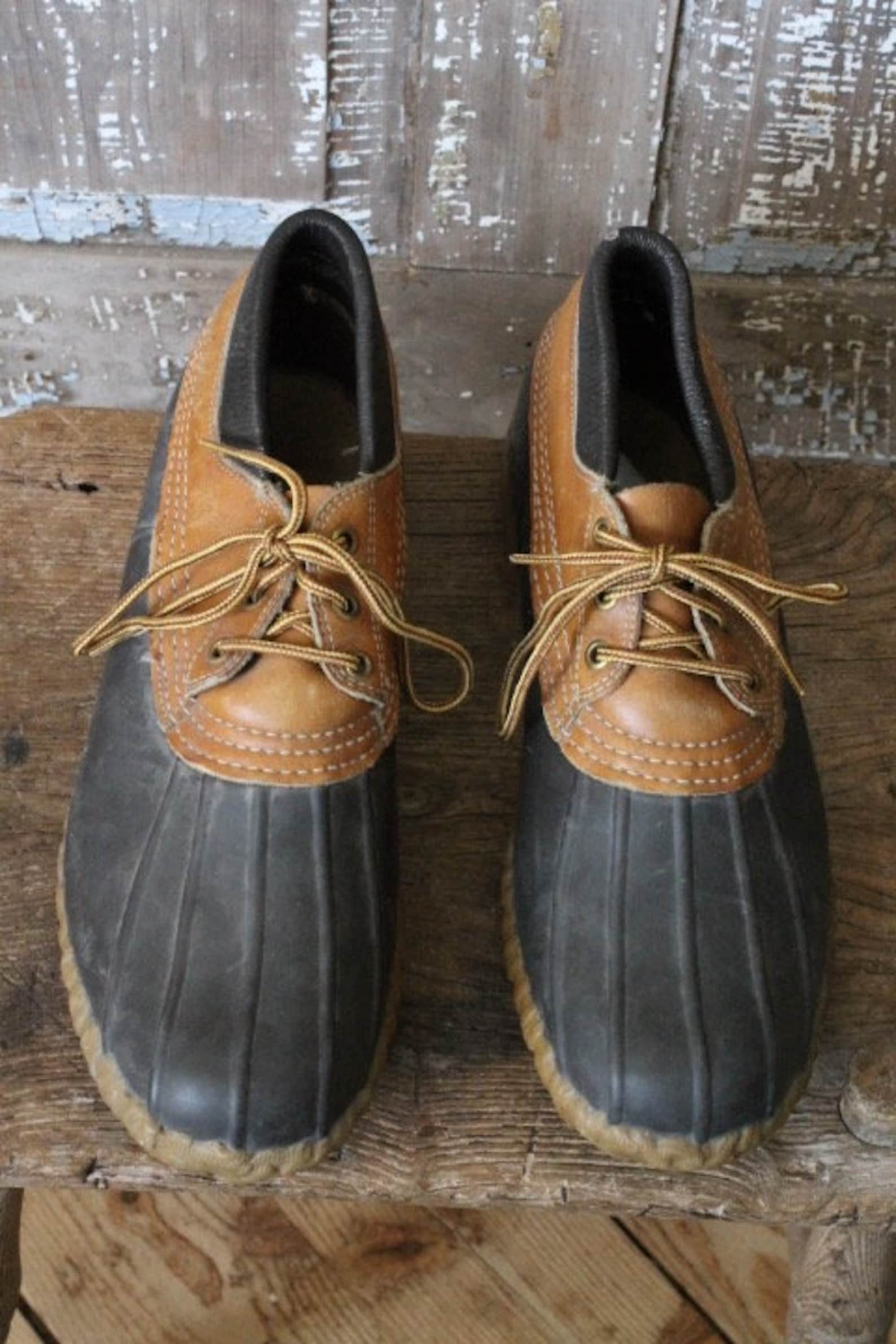 Vintage LL BEAN MAINE Hunting Shoe Men's 10 Etsy