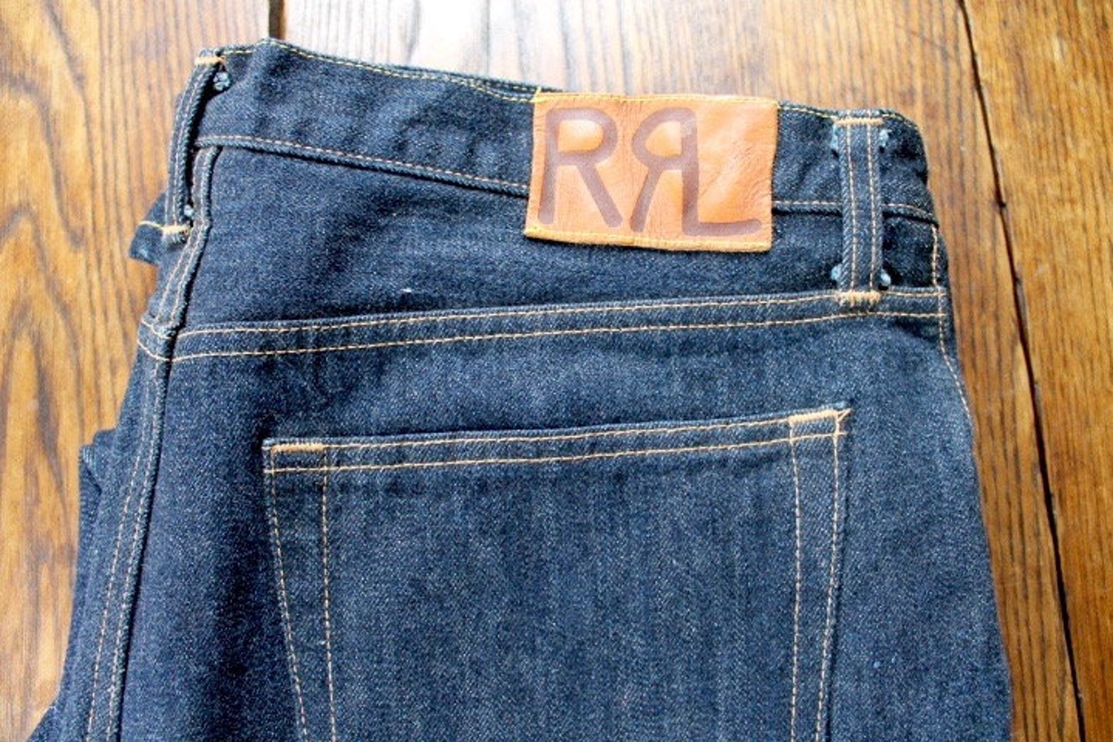 RRL DEADSTOCK Vintage 90's Indigo DENIM 5 Pocket Jeans - Etsy