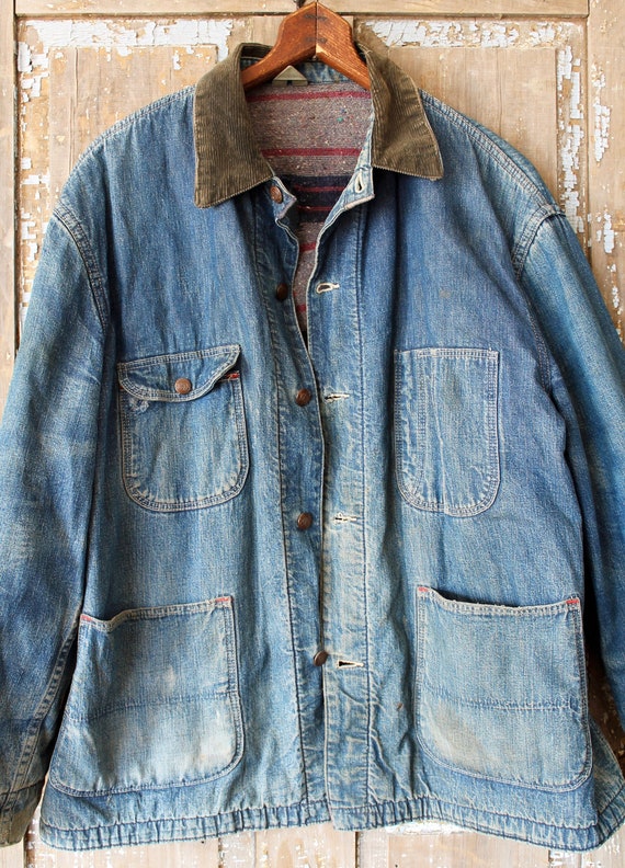 Casey Jones 50's Lined Denim Engineer jacket