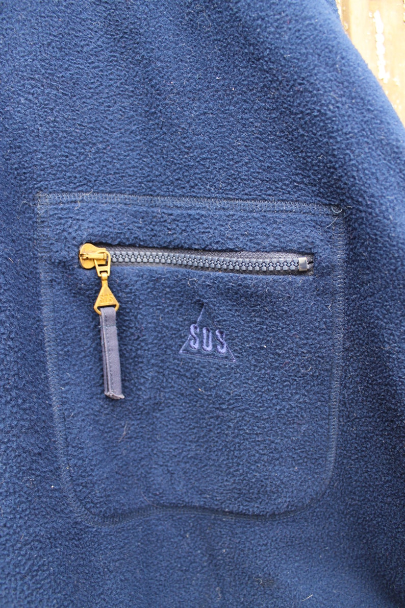 90/'s SOS Polarfleece Ski Jacket Men/'s Large