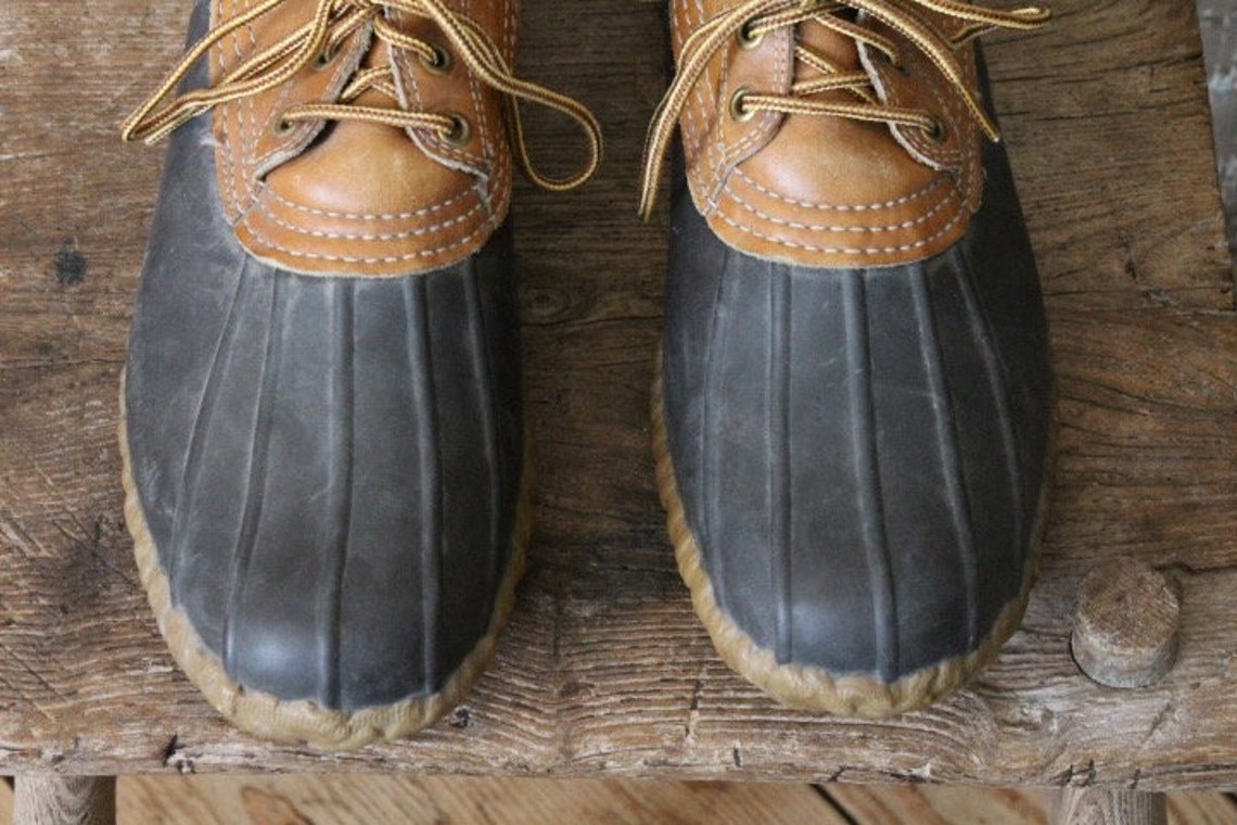 Vintage LL BEAN MAINE Hunting Shoe Men's 10 Etsy