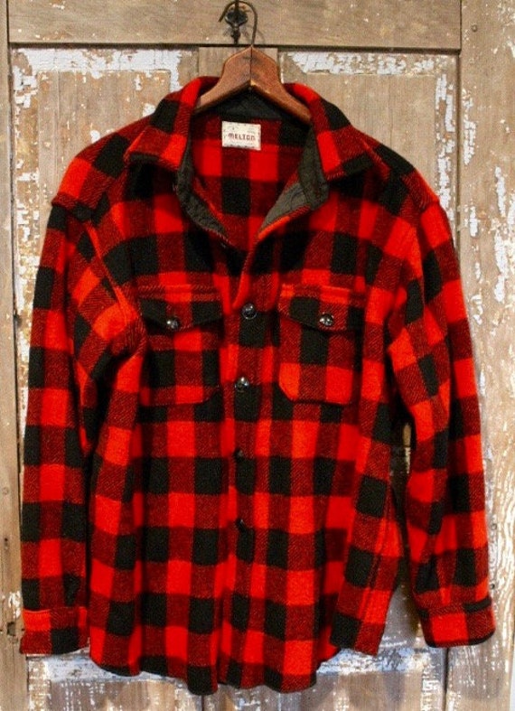 wool buffalo plaid shirt