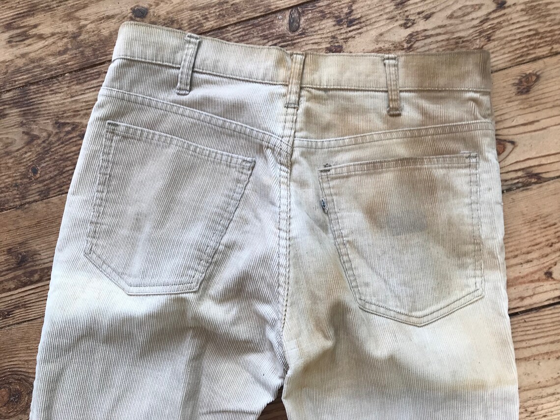 Levi's Cords Jeans 1970's Corduroy Men's 32 Etsy