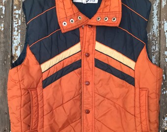 Vintage 70s Alpine Ski Men's Med Vest