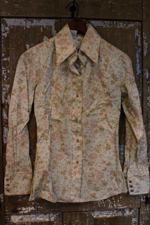 Miller Western Wear Floral Pearl Snap 