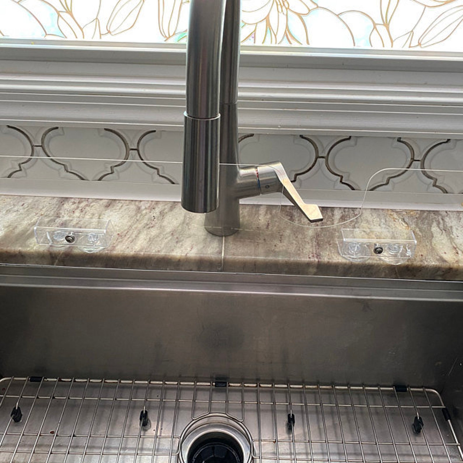 SPLASH GUARD 2 Reg for Kitchen Sink Etsy