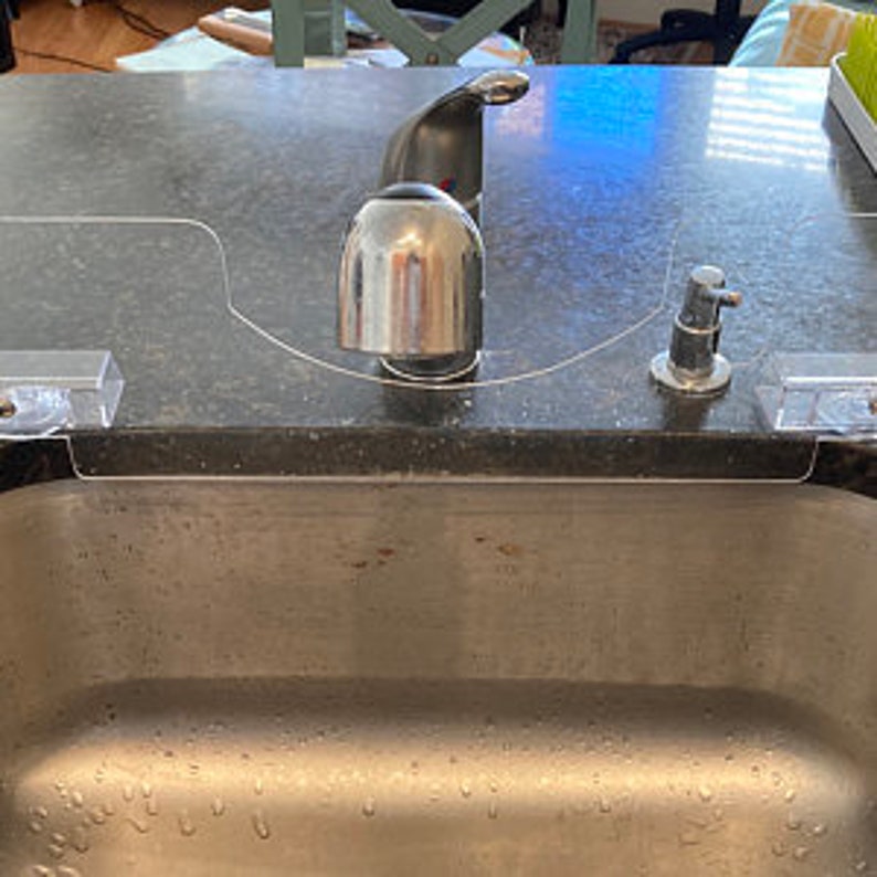 SPLASH GUARD 2 LARGE for Kitchen Sink Etsy