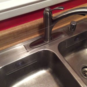 SPLASH GUARD #1 MEDIUM for Kitchen Sink