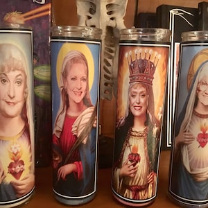 GOLDEN GIRLS prayer candlesBlanche Devereaux Rose Nylund Dorothy Zbornak Sophia Petrillo image 1