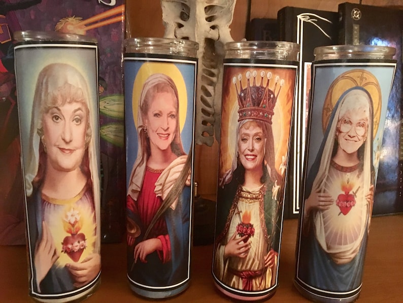 GOLDEN GIRLS prayer candlesBlanche Devereaux Rose Nylund Dorothy Zbornak Sophia Petrillo image 1