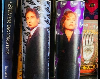 X-Files ~ Fox Mulder ~ Dana Scully ~ Devotional Candle