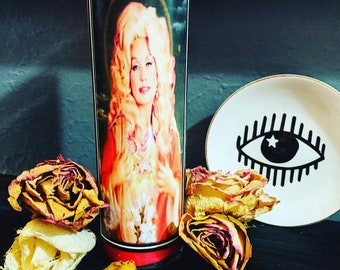 Country Western Singer ~ devotion candle ~ Dolly Parton