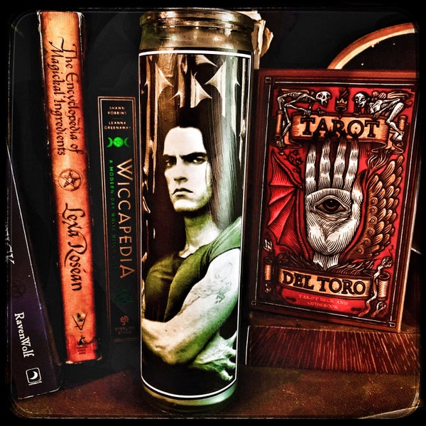 Peter Steele ~ Type O Negative ~prayer candle~goth