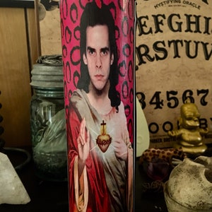 Nick Cave prayer candle Bad Seeds Prince of Darkness image 1