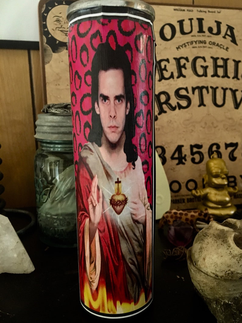 Nick Cave prayer candle Bad Seeds Prince of Darkness image 1