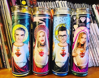 Rose Family~ Moira Rose, Johnny Rose, David Rose & Alexis Rose ~ Prayer Candles