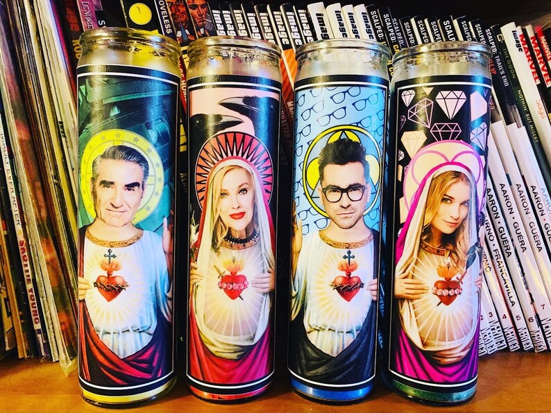 Johnny Rose Rose Family~ Moira Rose David Rose /& Alexis Rose ~ Prayer Candles