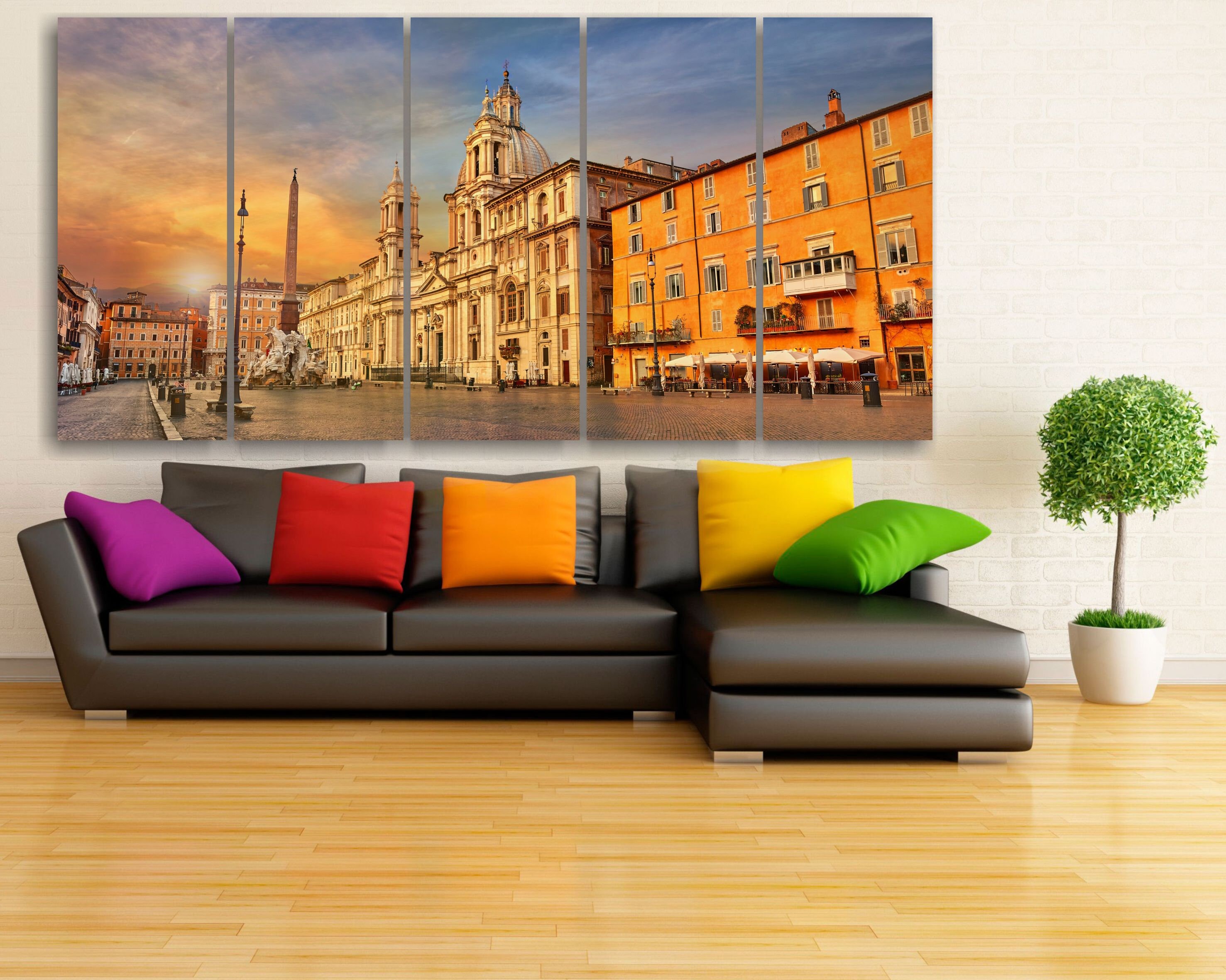 Rome Canvas Print Rome Wall Art Italy Rome Wall Decor Rome Etsy