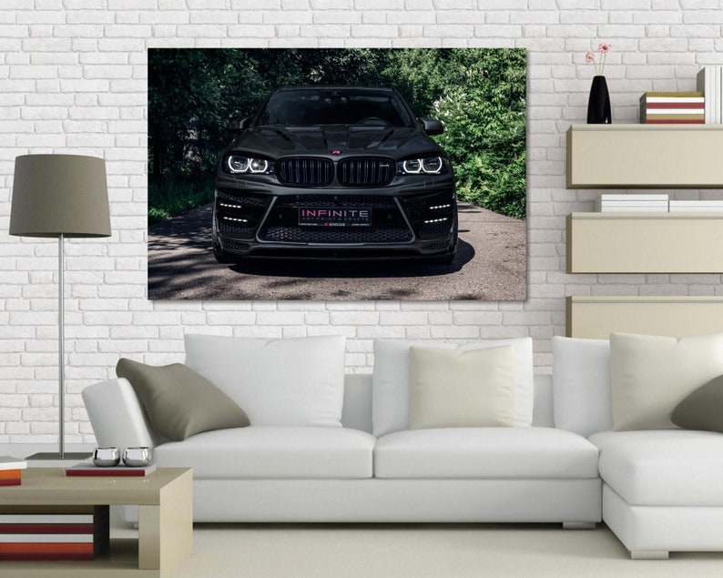 Large BMW Canvas Print BMW Poster BMW X6M Wall Art Bmw X5M Etsy