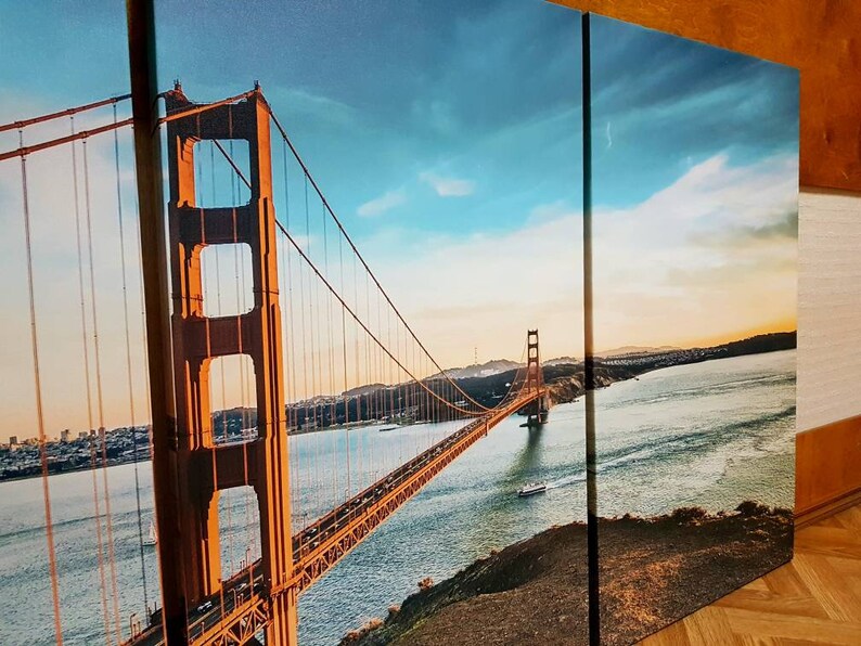 San Francisco Canvas Print California Wall Art Handmade Etsy