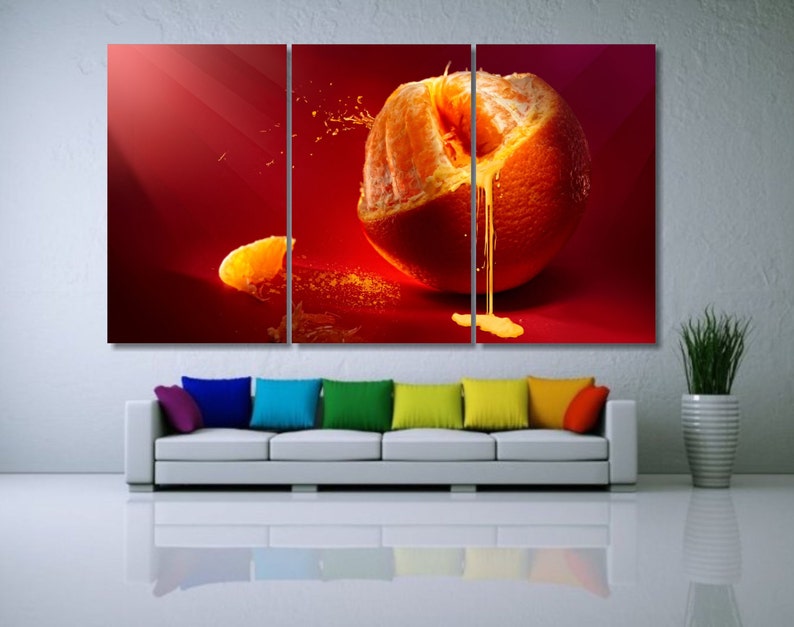Wall art fruit canvas fruit printable fruit poster fruit Etsy