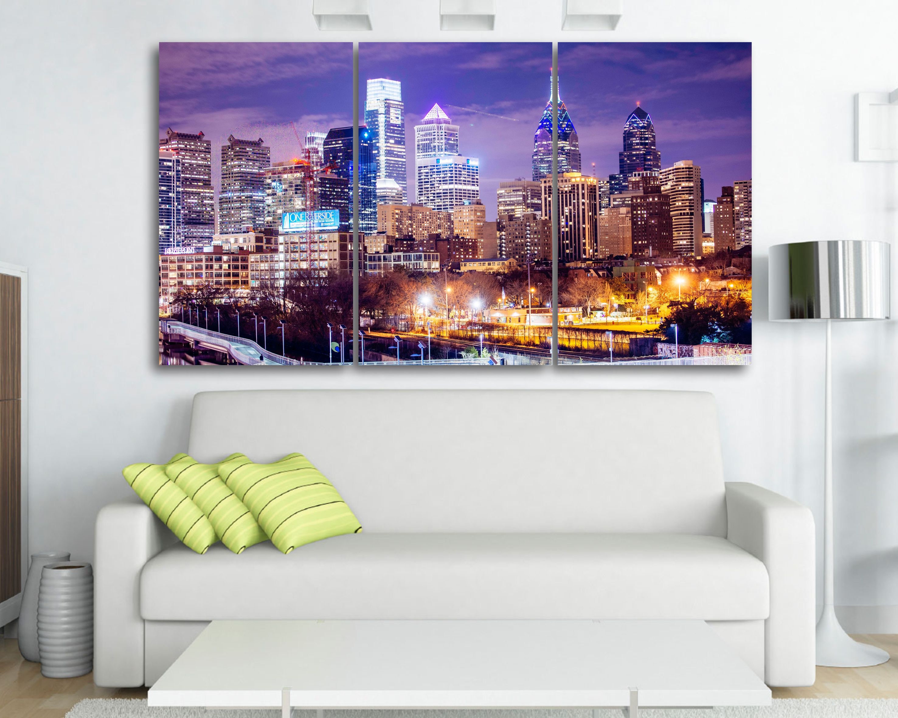 Philadelphia Canvas Art Philadelphia Wall Art Philadelphia Etsy
