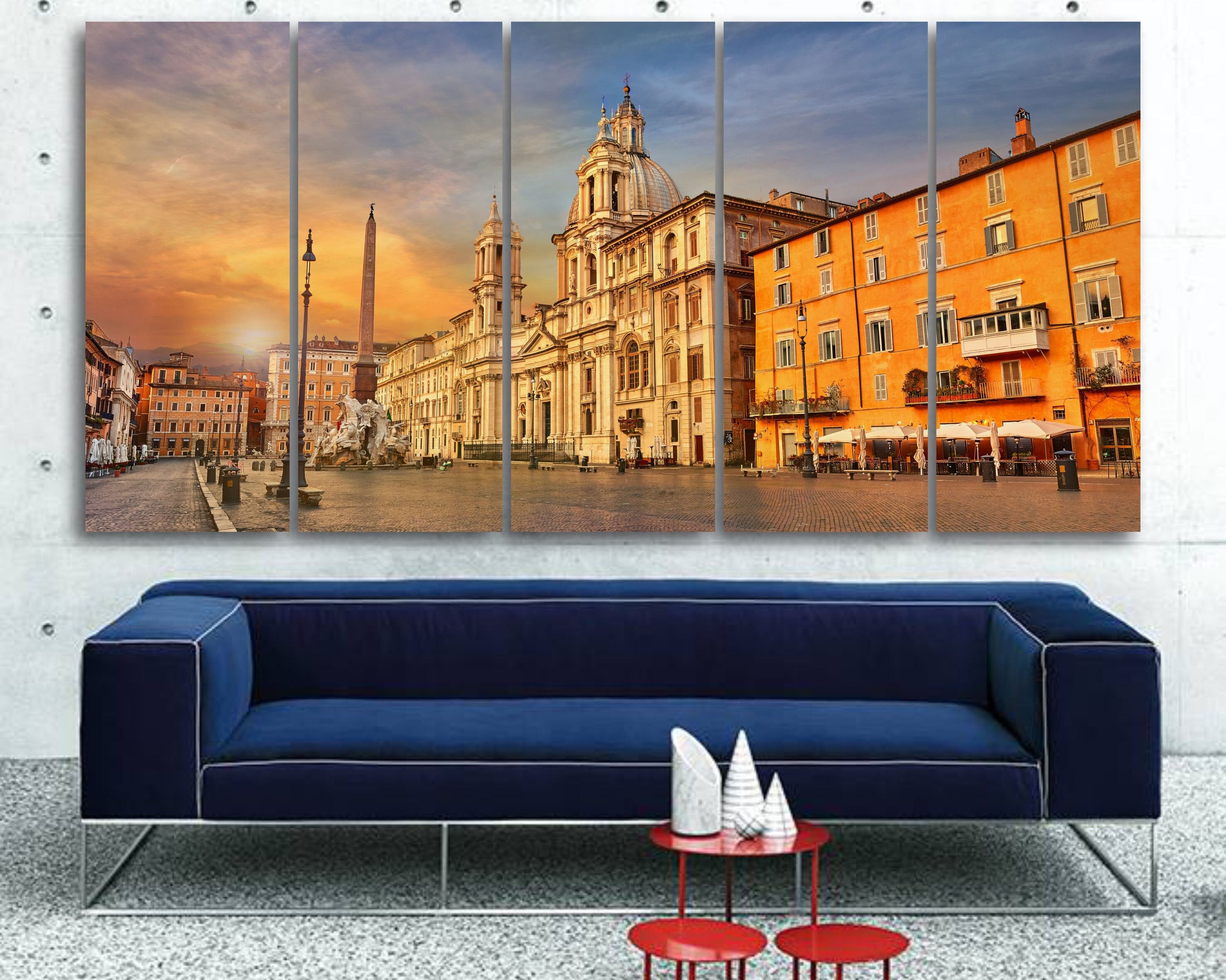 Rome Canvas Print Rome Wall Art Italy Rome Wall Decor Rome Etsy